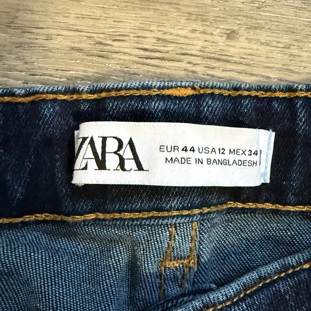 Zara Women's Skinny Jeans - Dark Blue